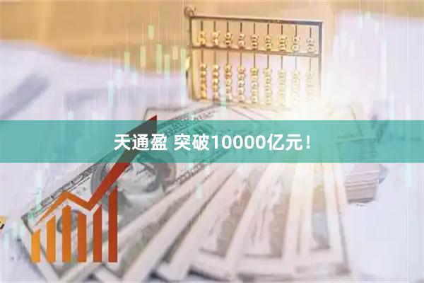 天通盈 突破10000亿元！