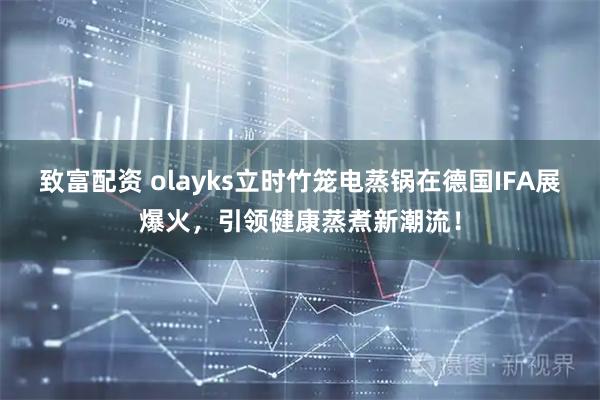 致富配资 olayks立时竹笼电蒸锅在德国IFA展爆火,引领健康蒸煮新潮流!