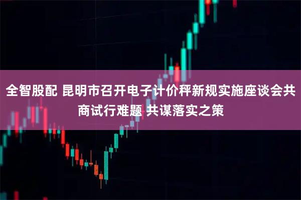 全智股配 昆明市召开电子计价秤新规实施座谈会共商试行难题 共谋落实之策